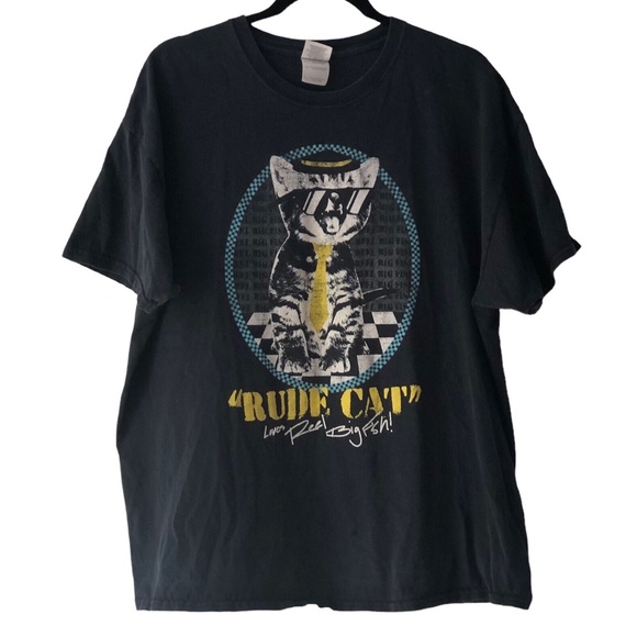 Vintage Reel Big Fish Rude Cat Unisex Band Tee T-shirt Shirt - Picture 1 of 4